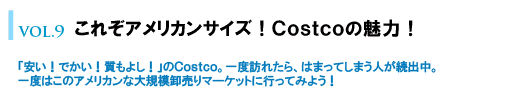 これぞアメリカサイズ！Ｃｏｓｔｃｏの魅力